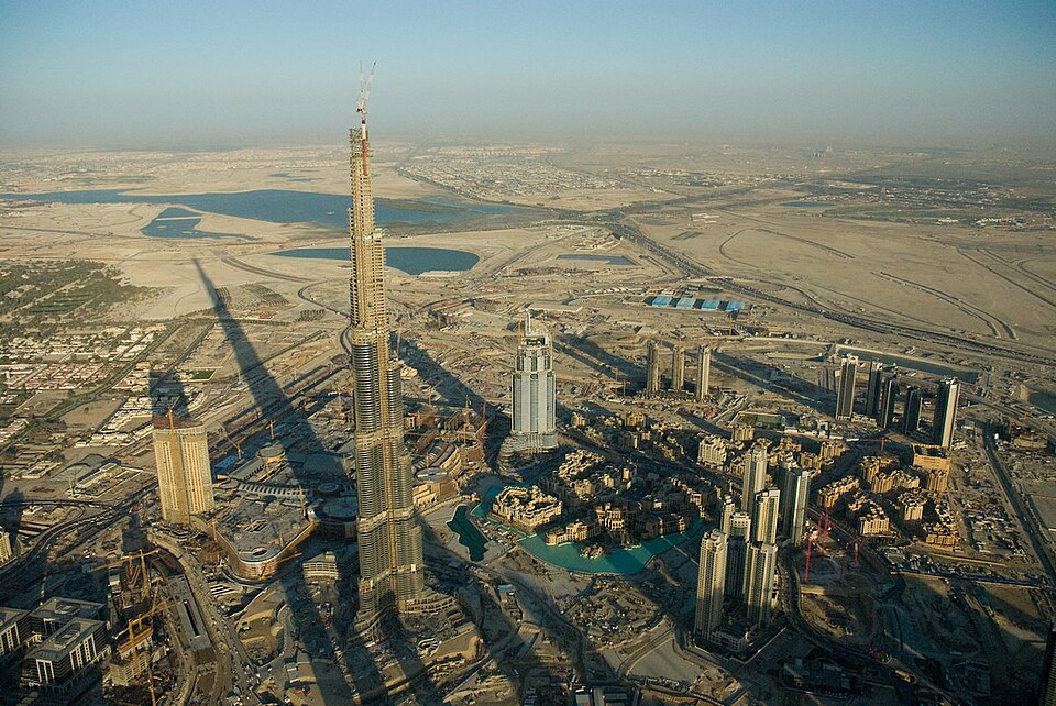 A photograph of Burj Khalifa