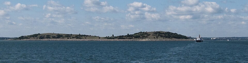 A photograph of Spectacle Island