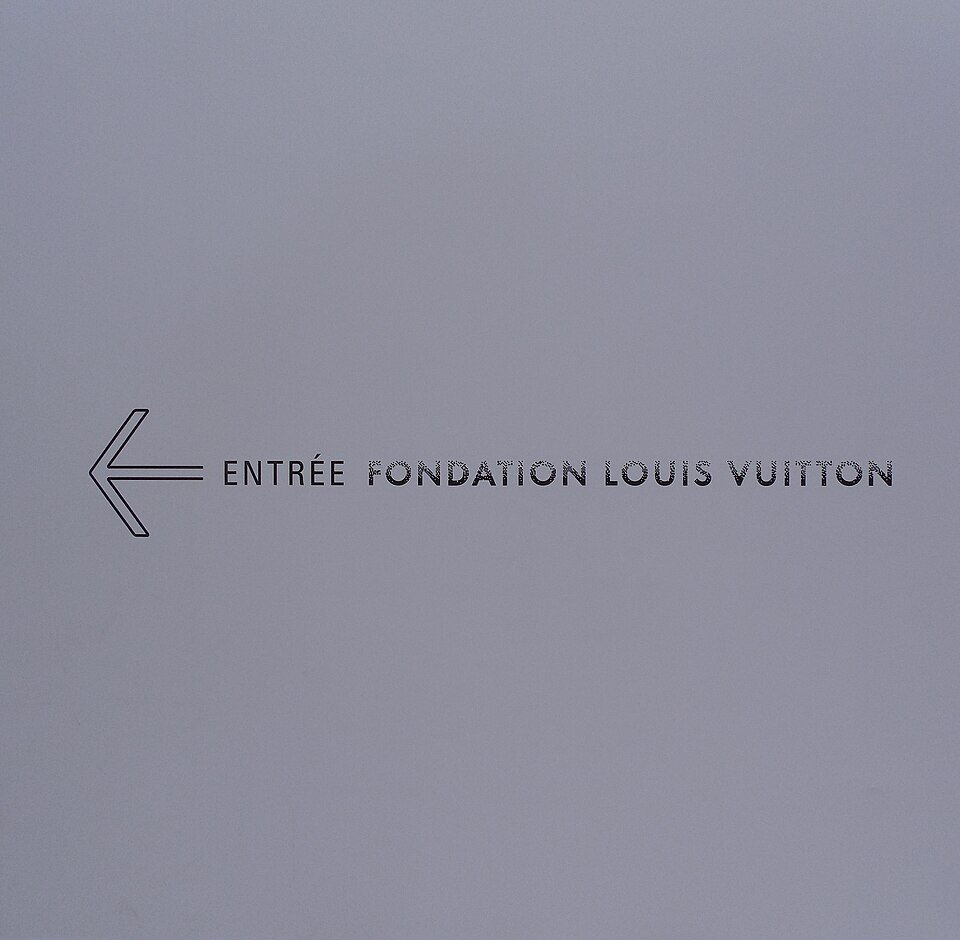 A photograph of Louis Vuitton Foundation