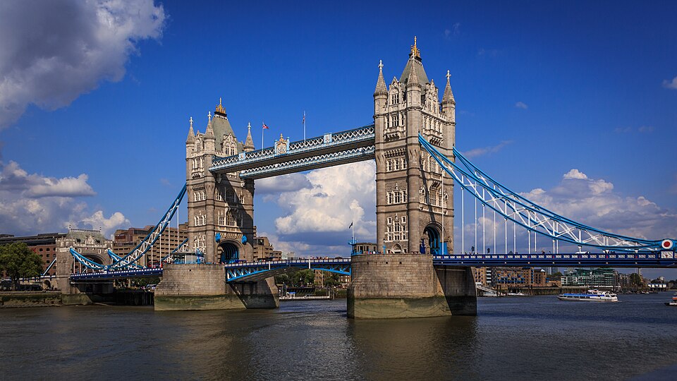 A photograph of Tower Bridge