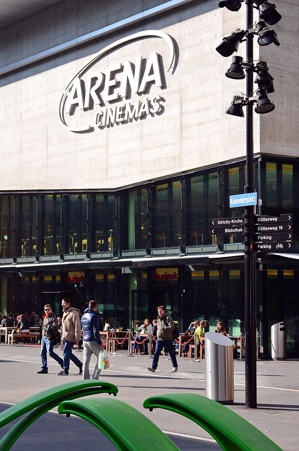 A photograph of Arena Cinemas