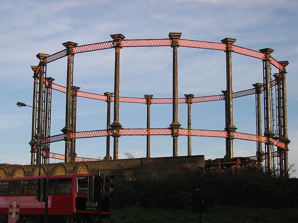 A photograph of Gasholder No. 8