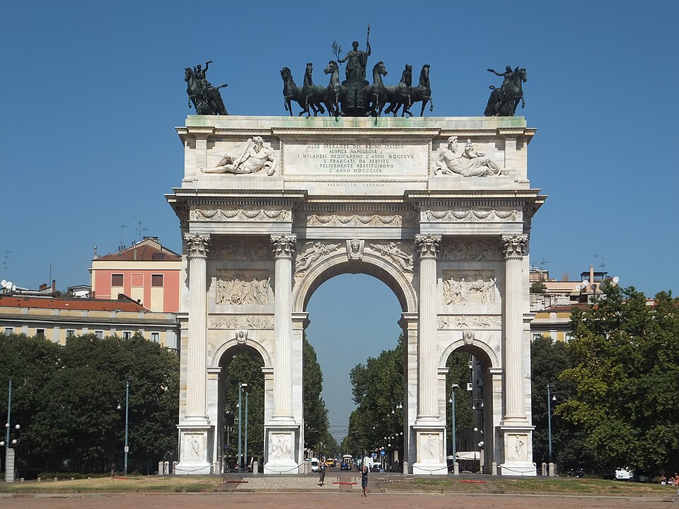 A photograph of Arch of Peace