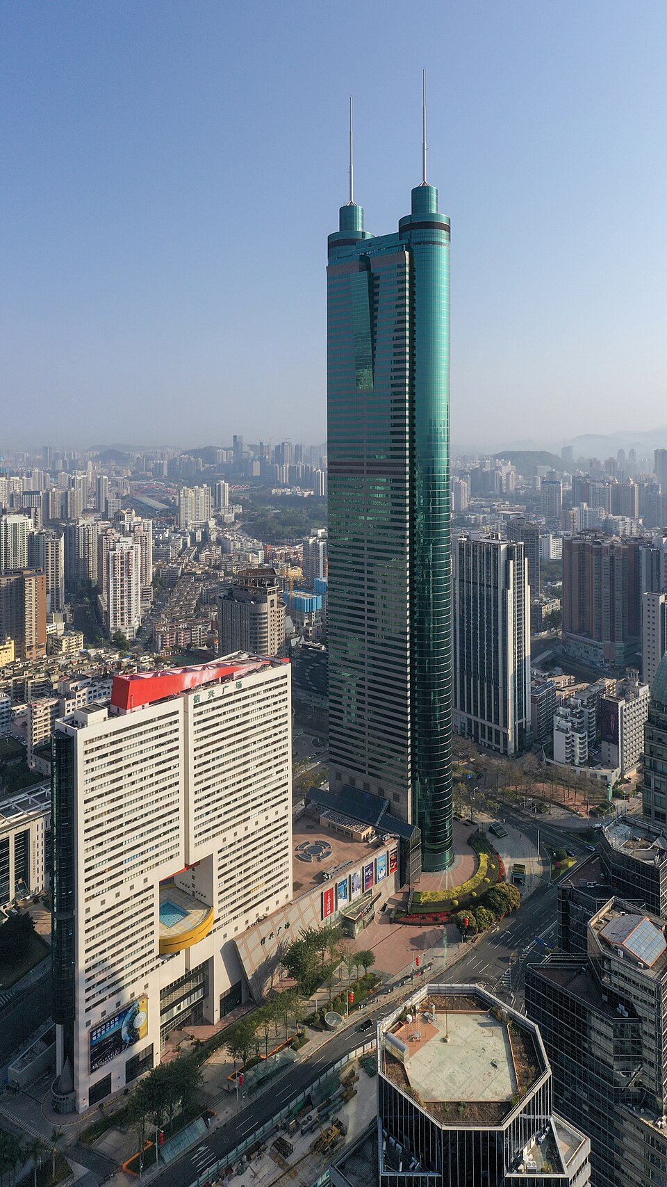 A photograph of Shun Hing Square