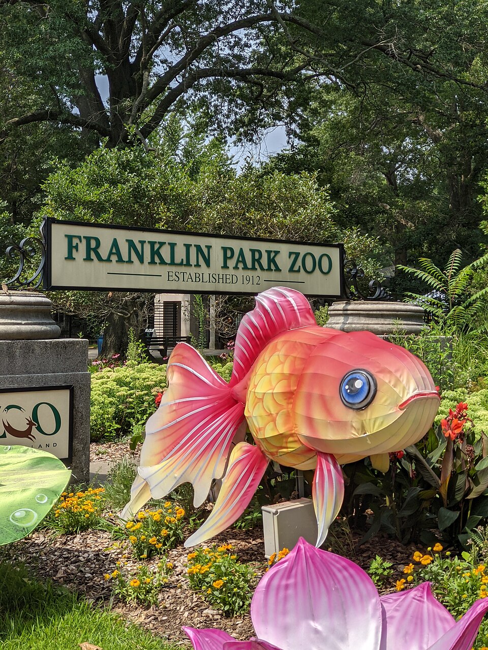A photograph of Franklin Park Zoo