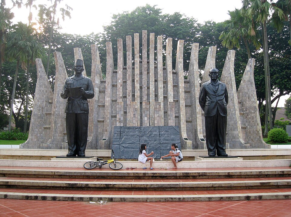 A photograph of Tugu Proklamasi