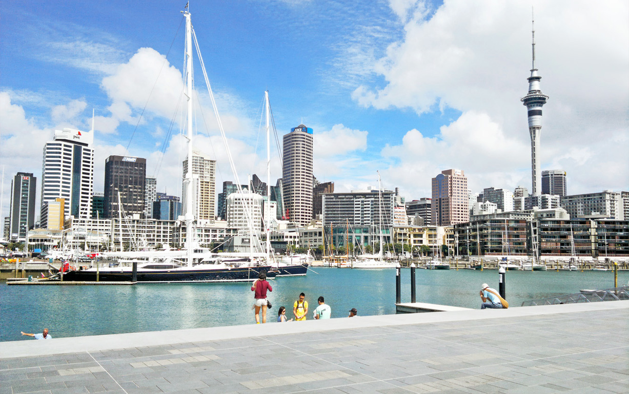 A photograph of Auckland