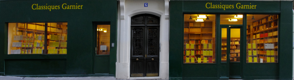 A photograph of Librairie Classiques Garnier