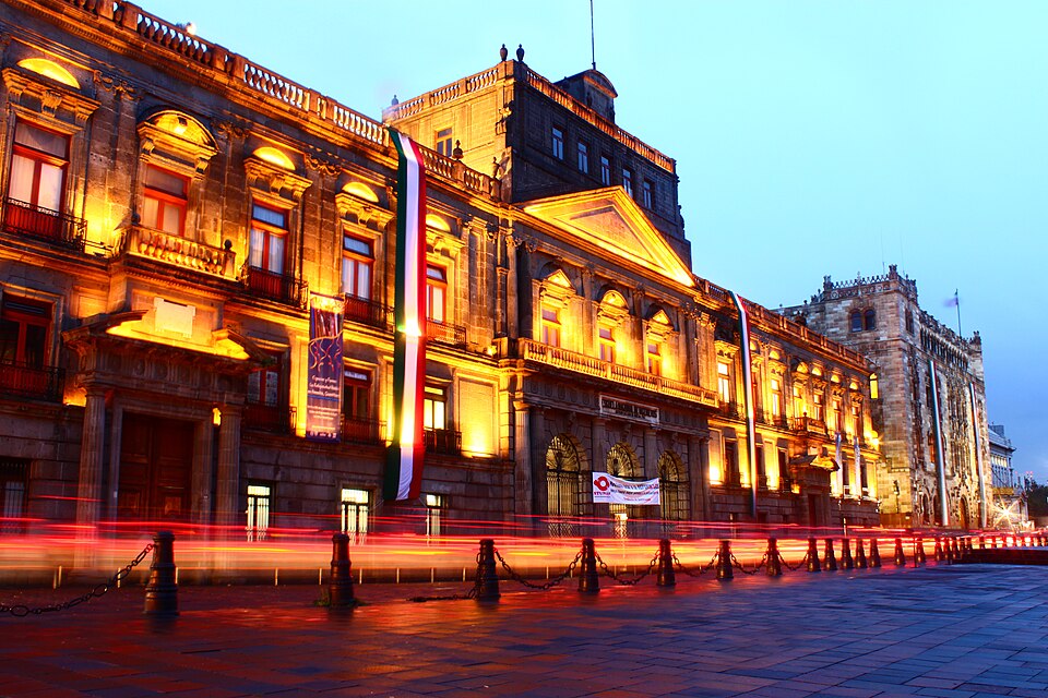 A photograph of Palacio de Minería