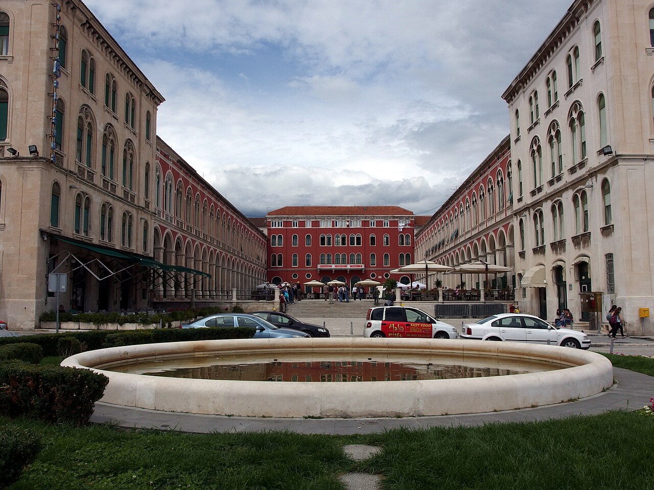 A photograph of Republic Square