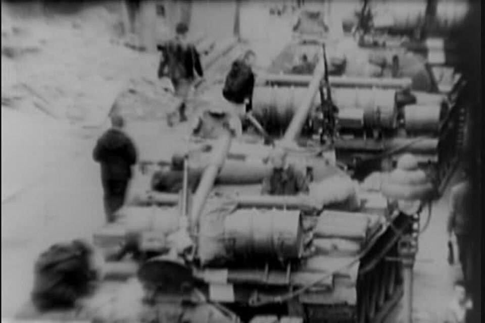 A photograph of T-54/55