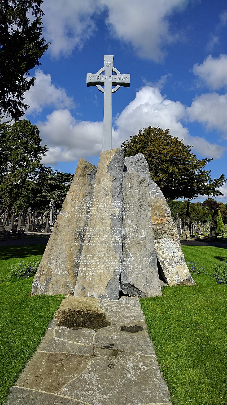 A photograph of Glasnevin Cemetery
