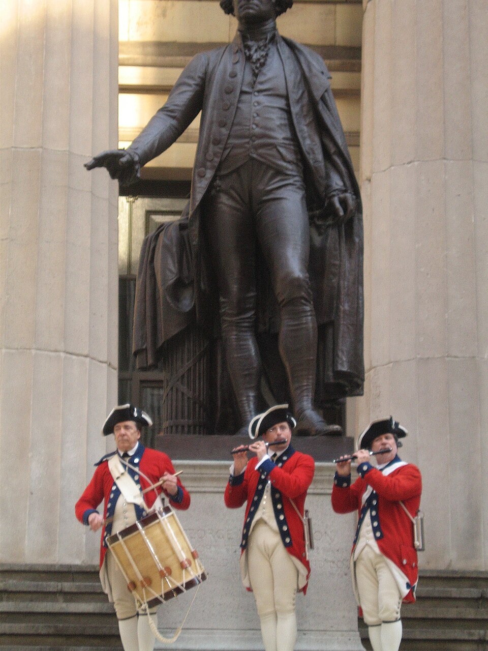 A photograph of Federal Hall