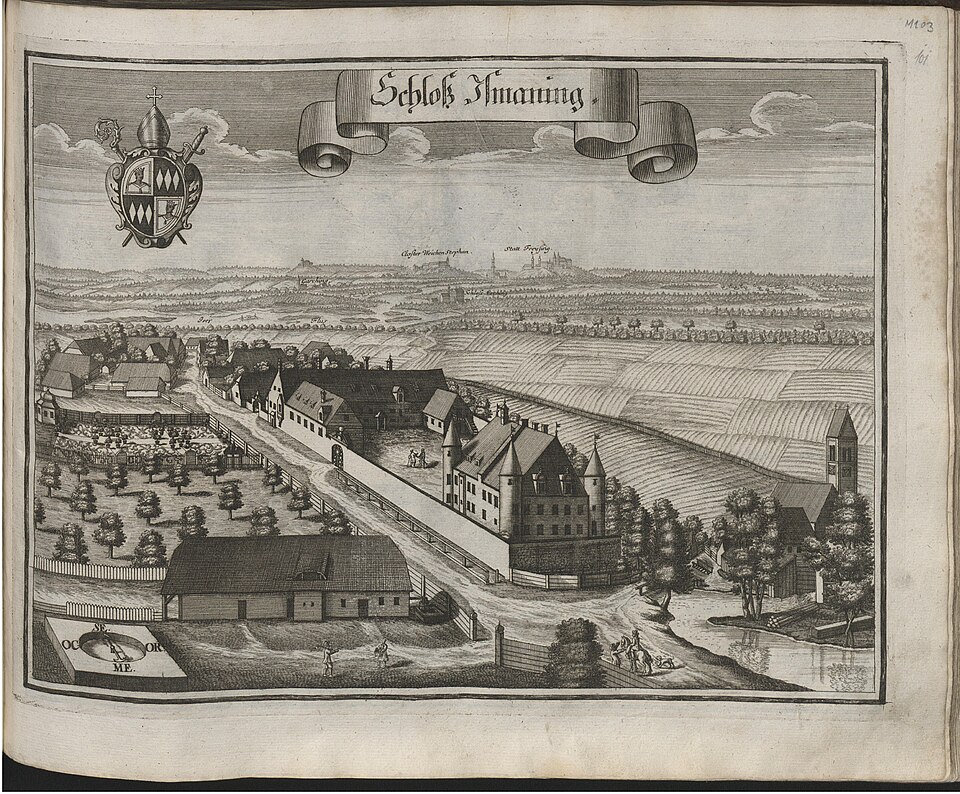 A photograph of Ismaning Palace