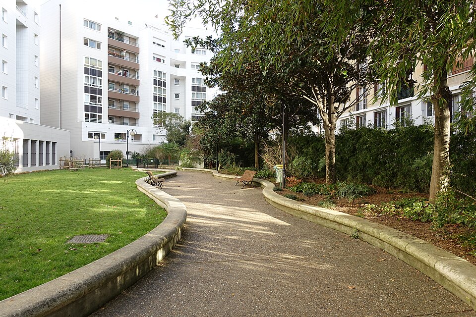 A photograph of square Henri-Collet