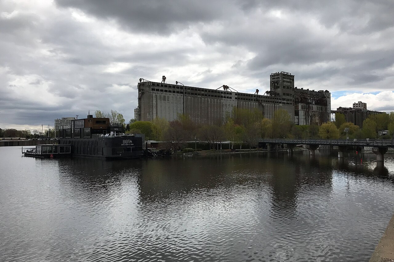 A photograph of Lachine Canal