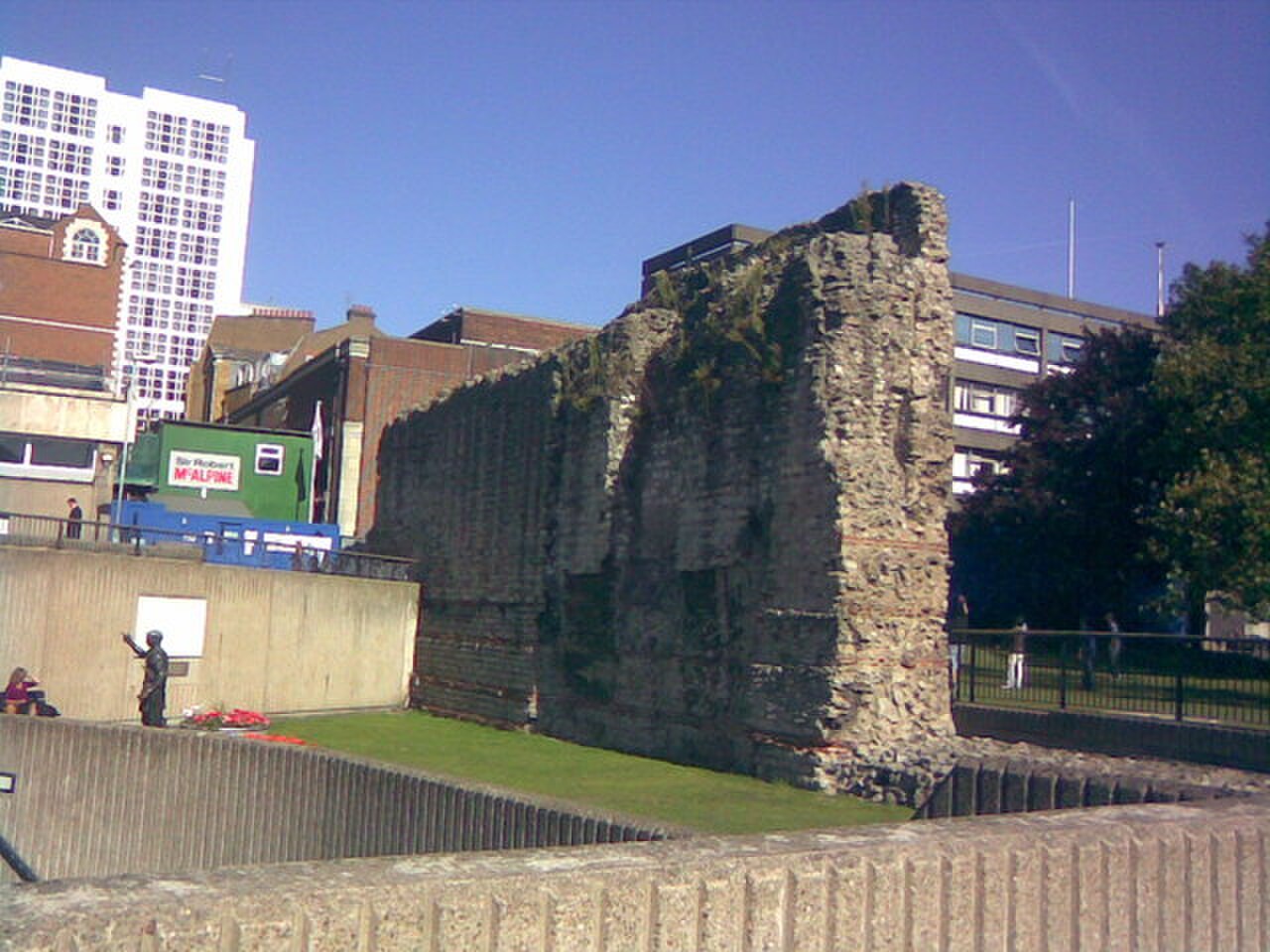 Portion Of Old London Wall fotoğrafı
