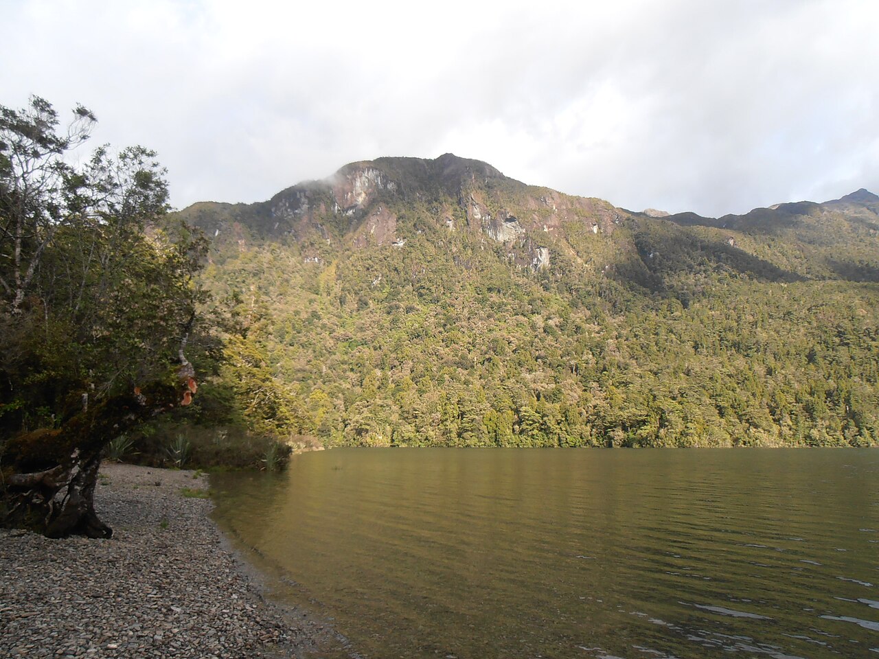 Una fotografia di Lake Alabaster/Wāwāhi Waka