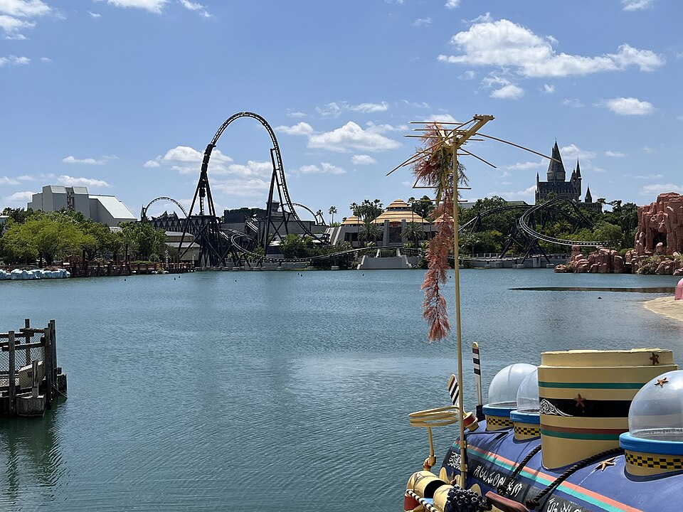 A photograph of Universal's Islands of Adventure