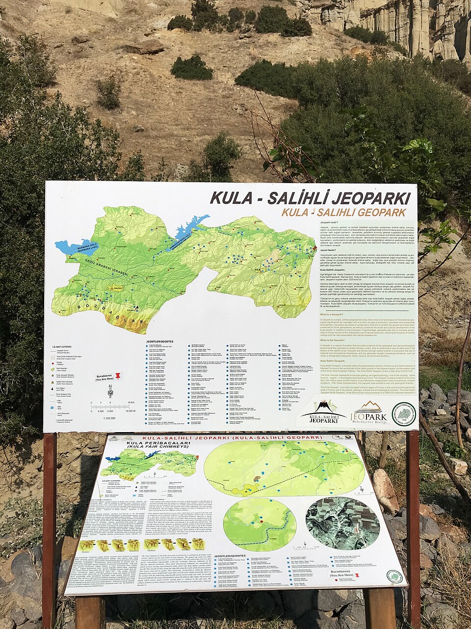 A photograph of Kula Volcanic Geopark