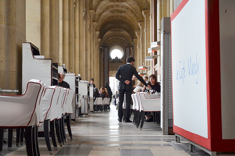 A photograph of Le Café Marly