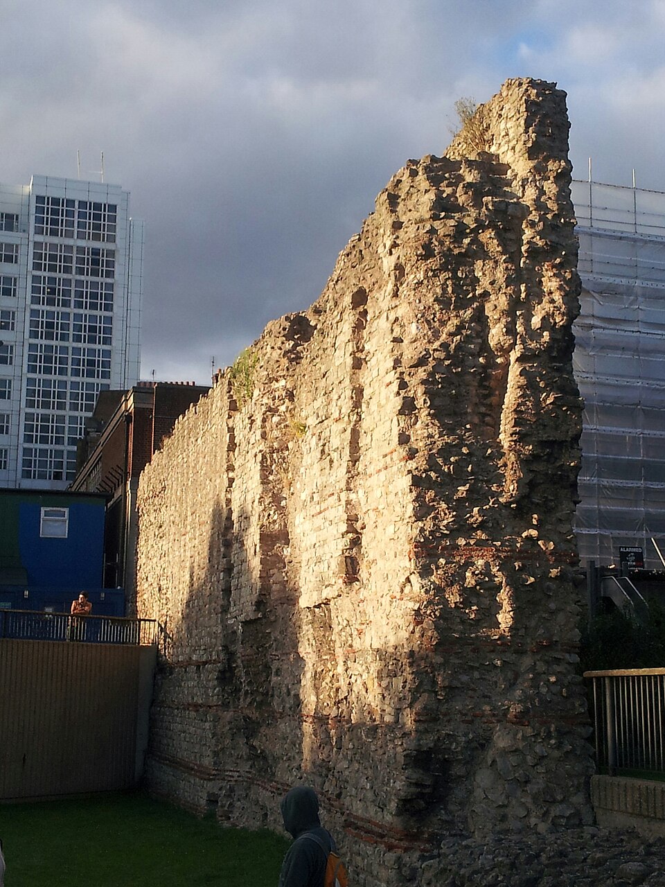 A photograph of Portion Of Old London Wall