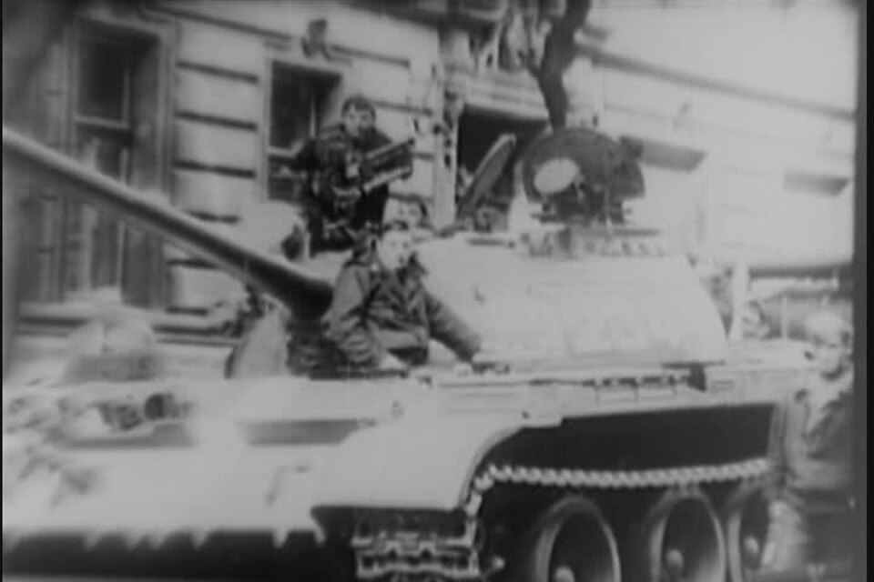 A photograph of T-54/55