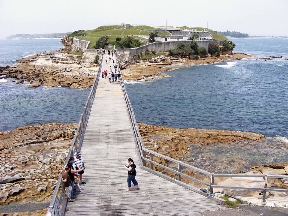 A photograph of Bare Island Fort