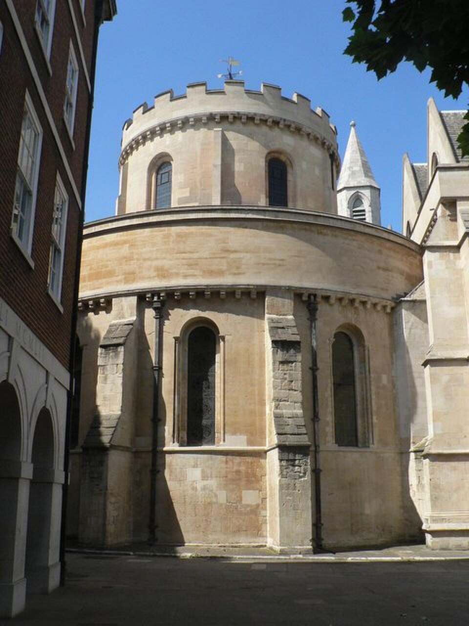 A photograph of Temple Church