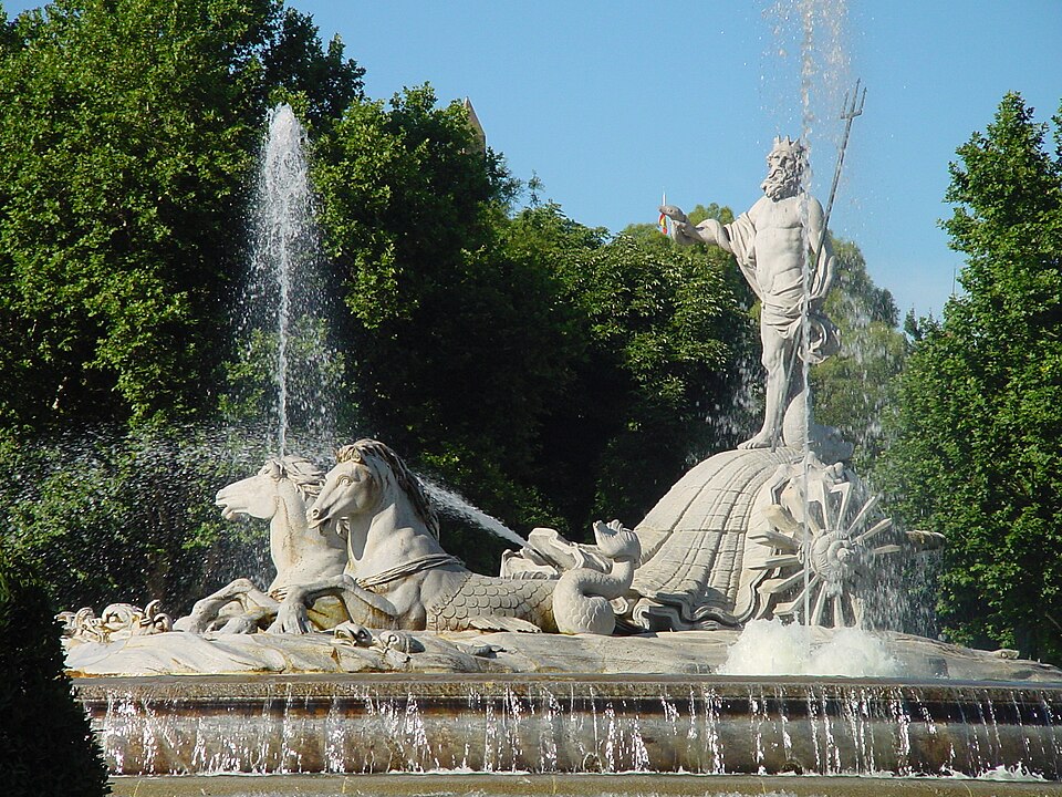 A photograph of Fountain of Neptune