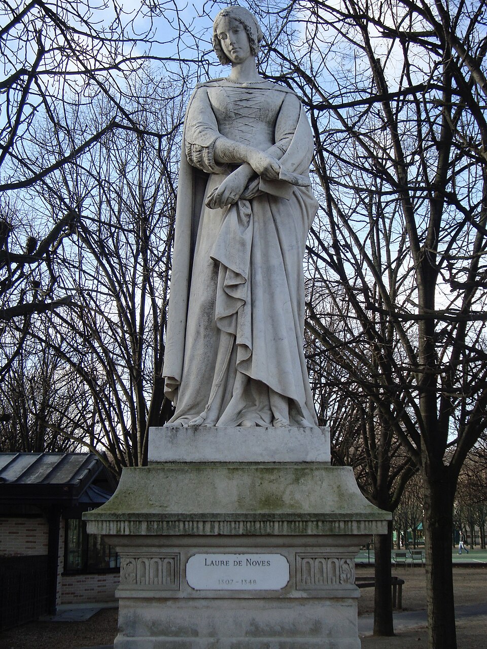 A photograph of Laure de Noves