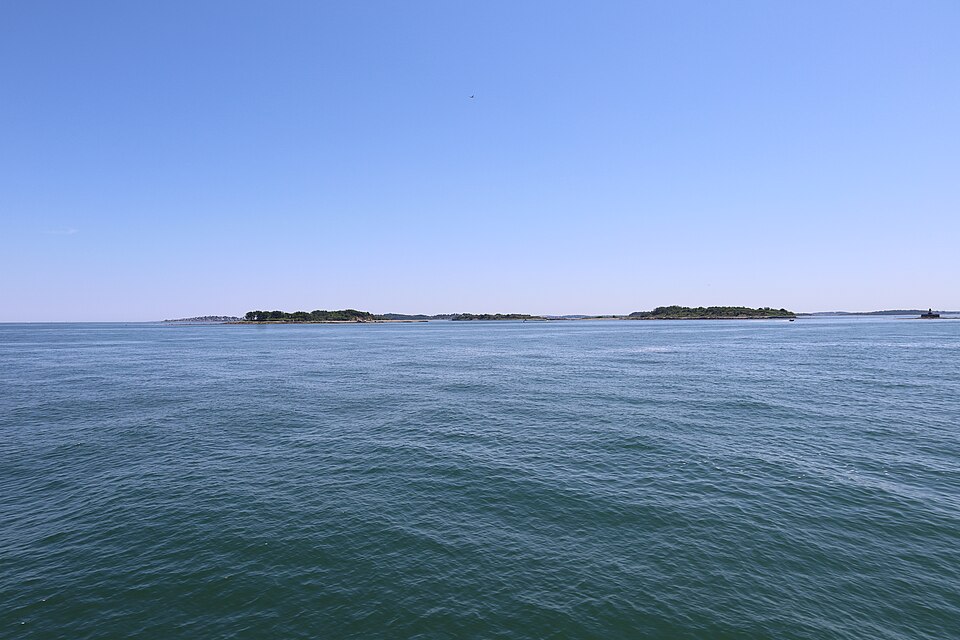 A photograph of Georges Island