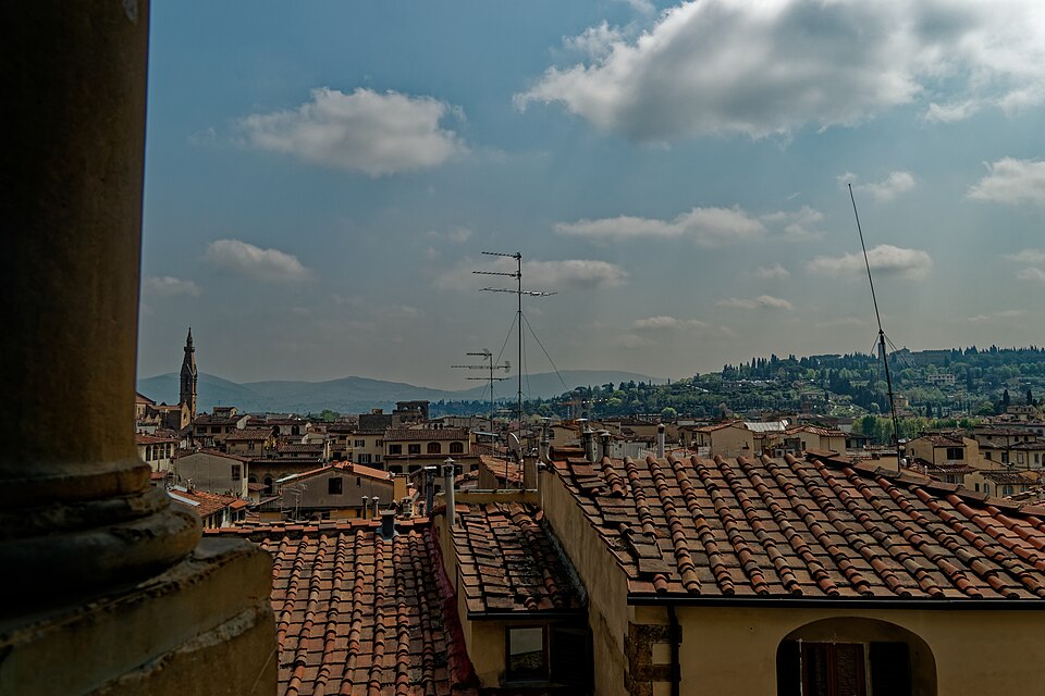 A photograph of piazzale Michelangelo