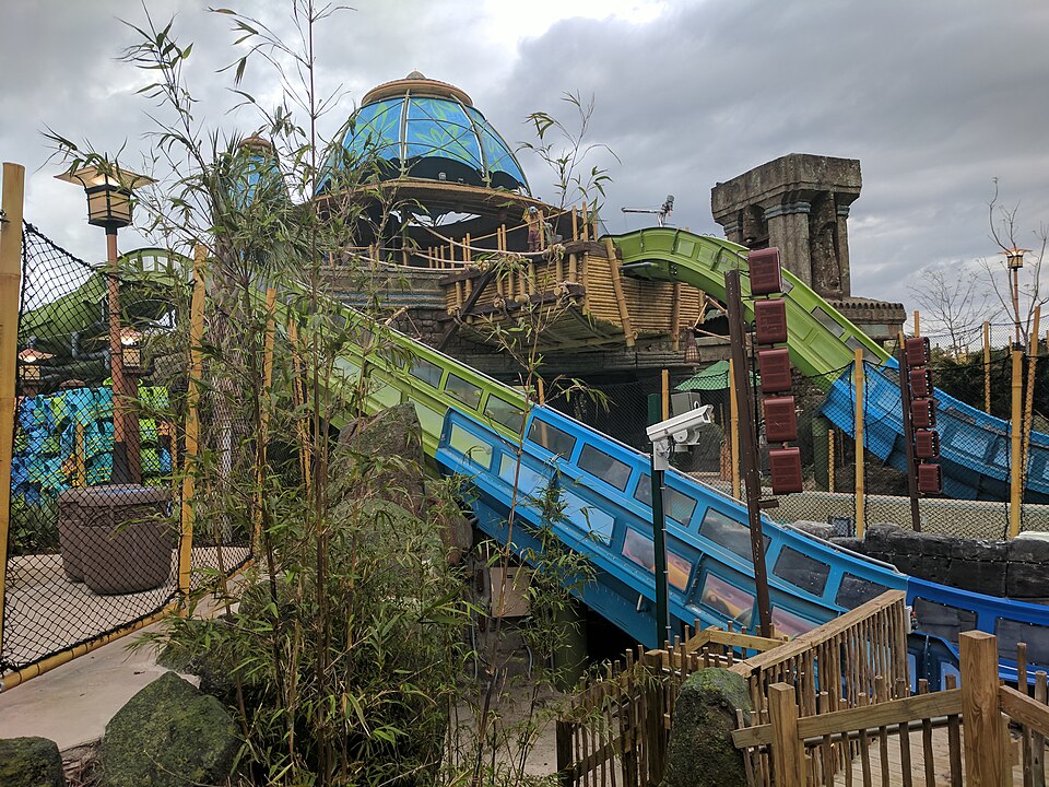 A photograph of Universal's Volcano Bay