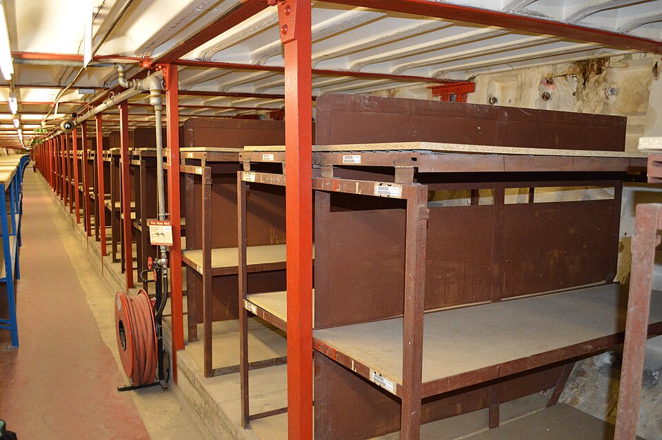 A photograph of Clapham South Deep Level Shelter