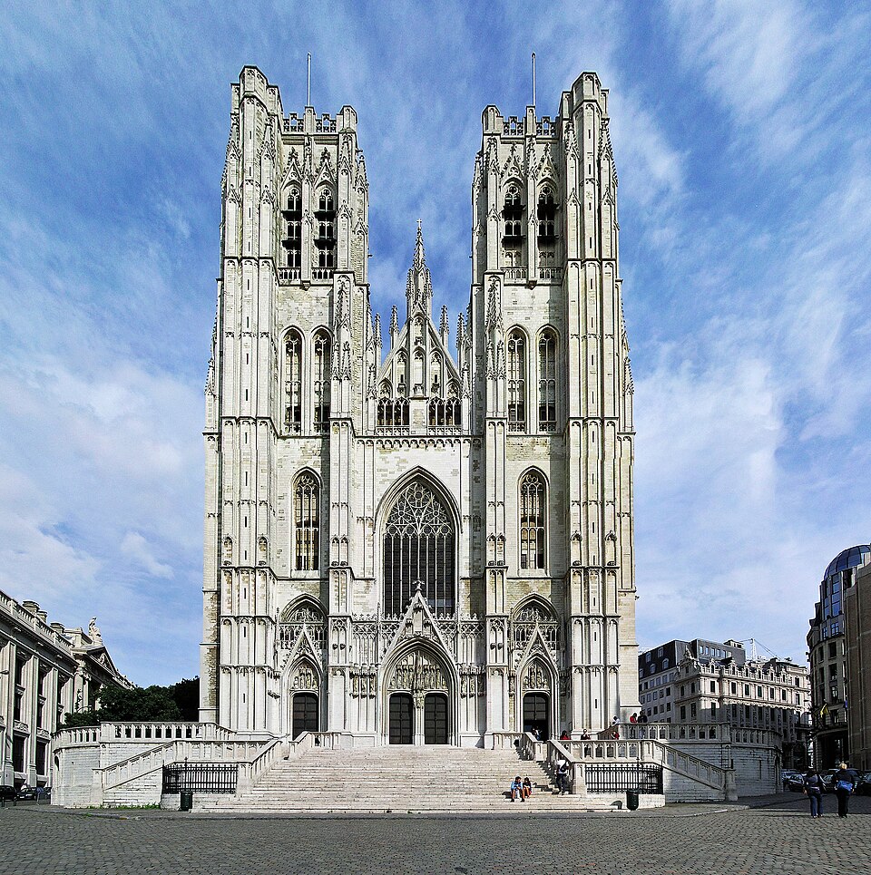 A photograph of Cathedral of St. Michael and St. Gudula