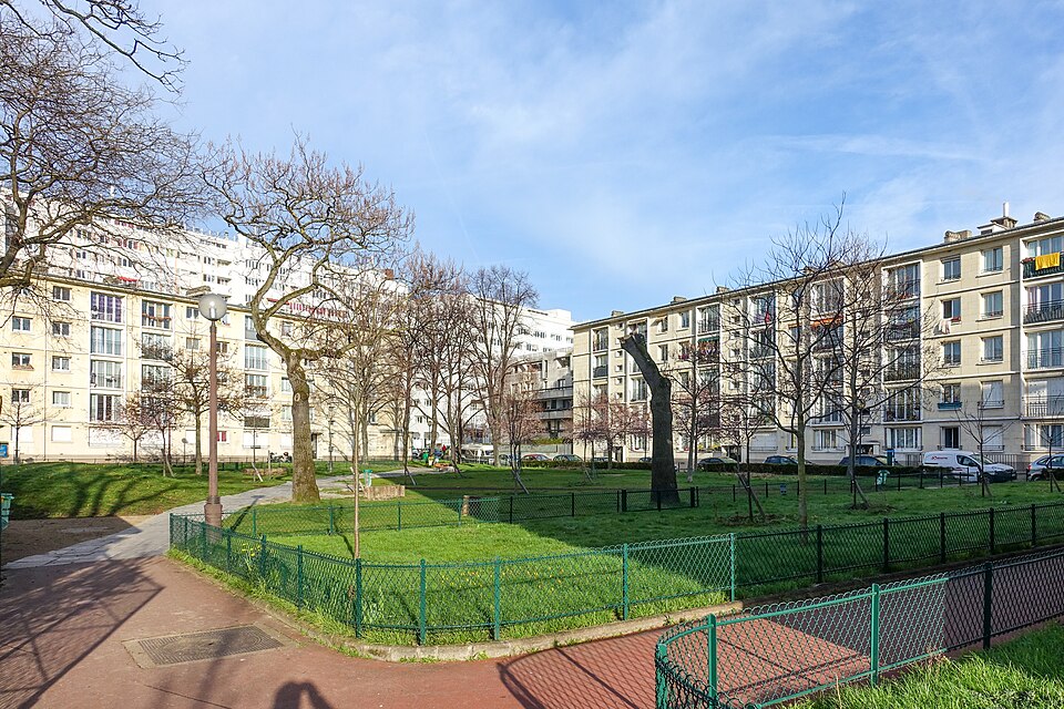 A photograph of jardin d'immeubles de la Porte de Vincennes