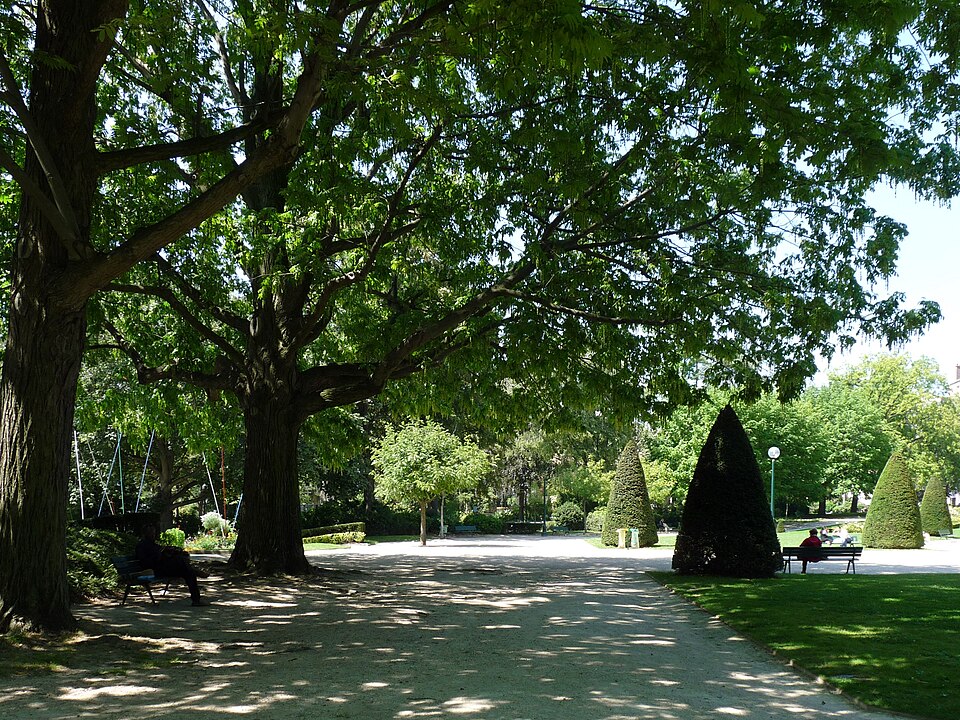 A photograph of square Séverine