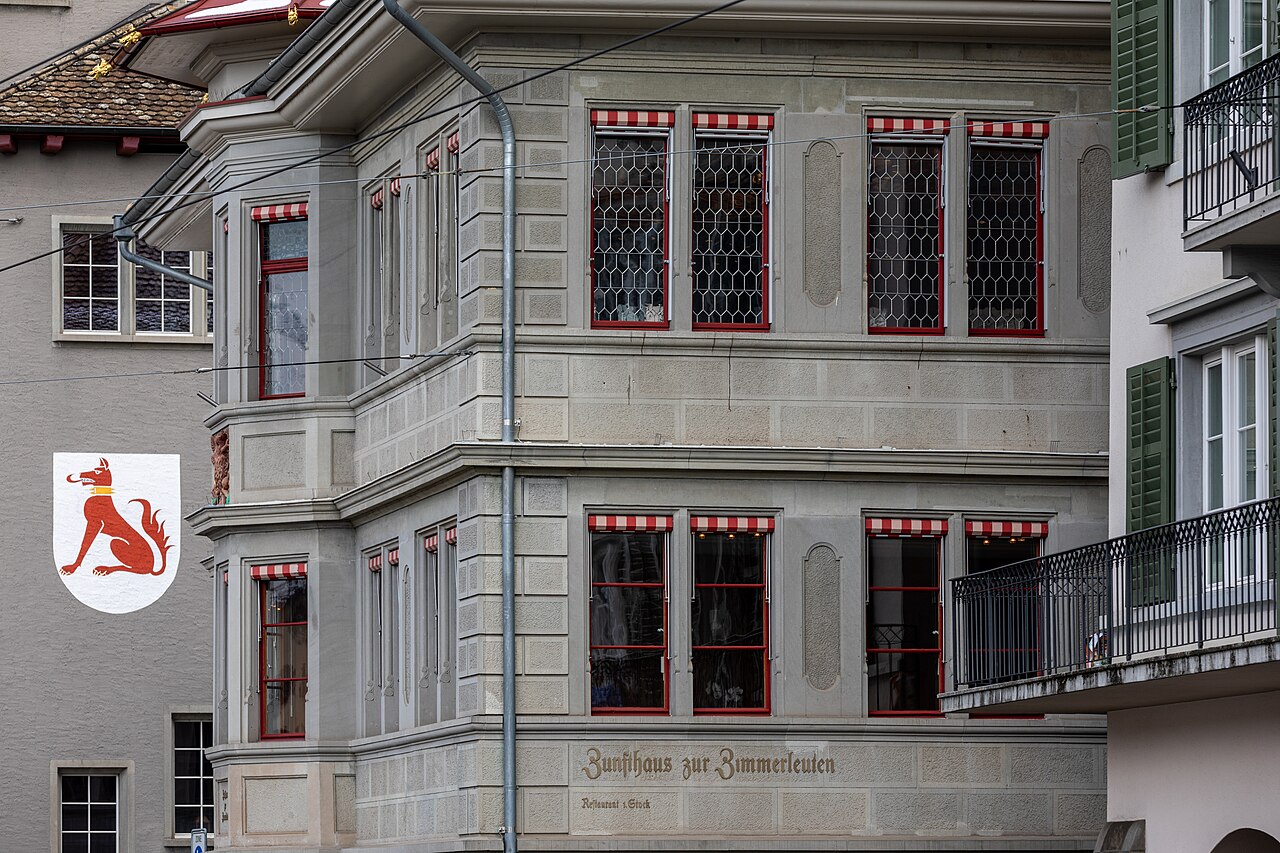 Una fotografia di Zunfthaus zur Zimmerleuten