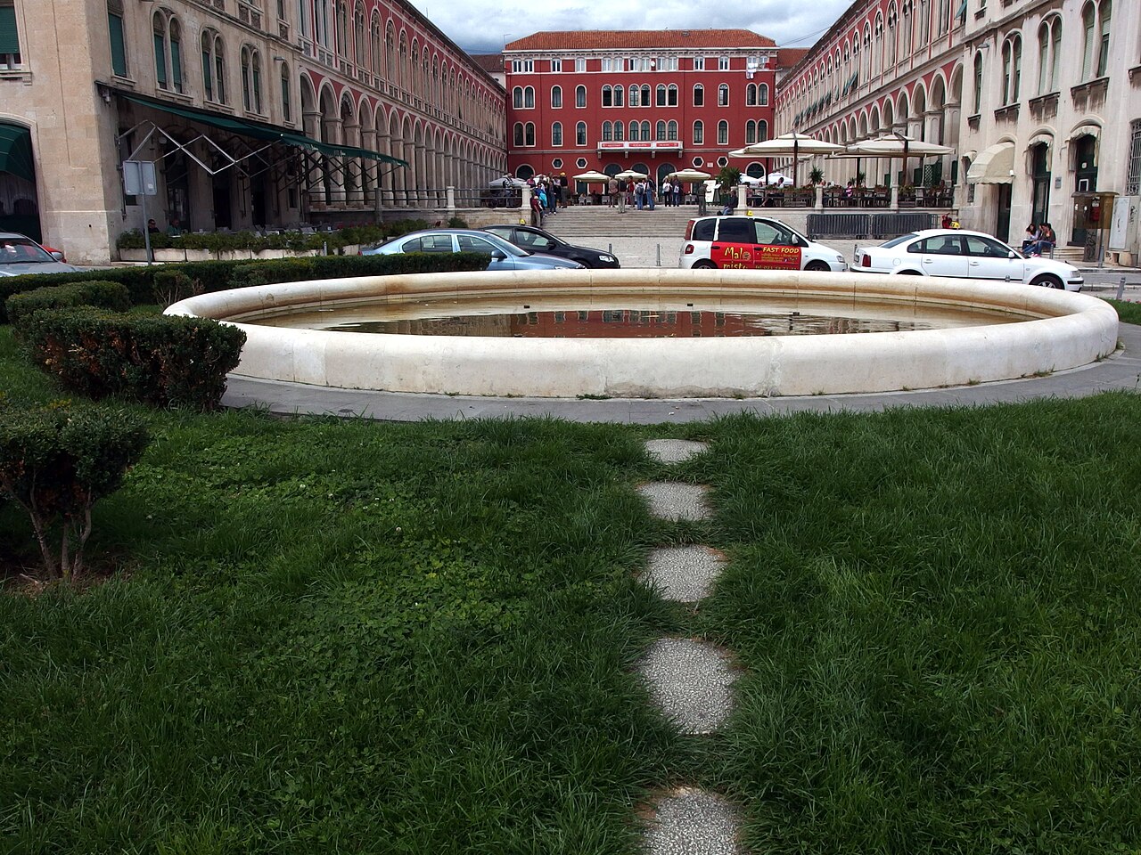 A photograph of Republic Square