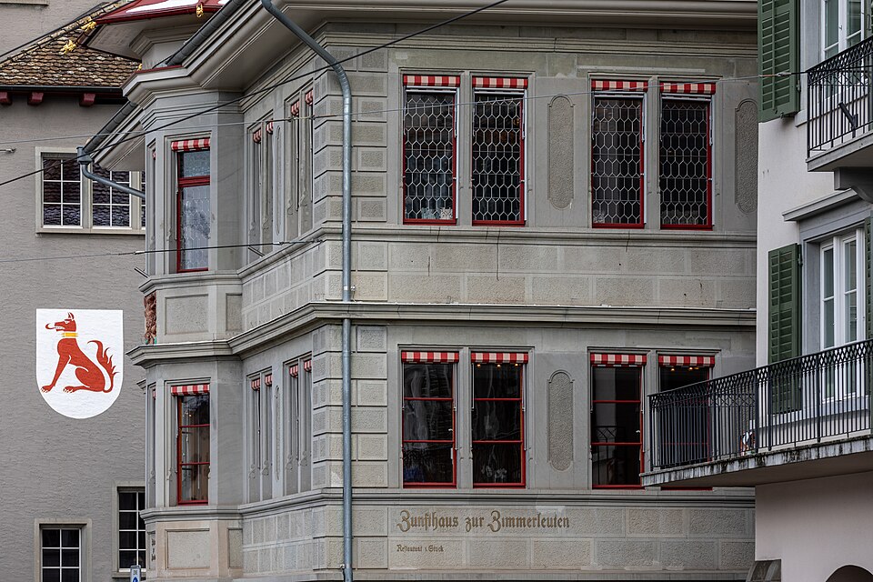 A photograph of Zunfthaus zur Zimmerleuten
