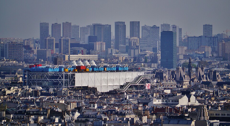A photograph of Centre Georges Pompidou