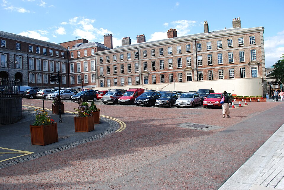A photograph of Dublin Castle