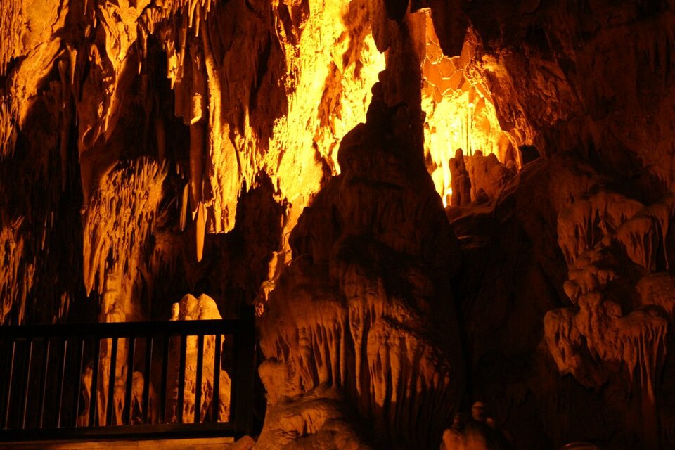 A photograph of Damlataş Cave