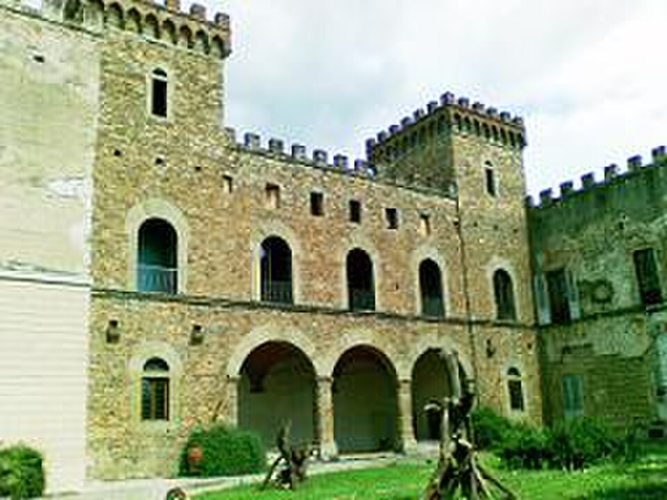 A photograph of Montalbano Castle