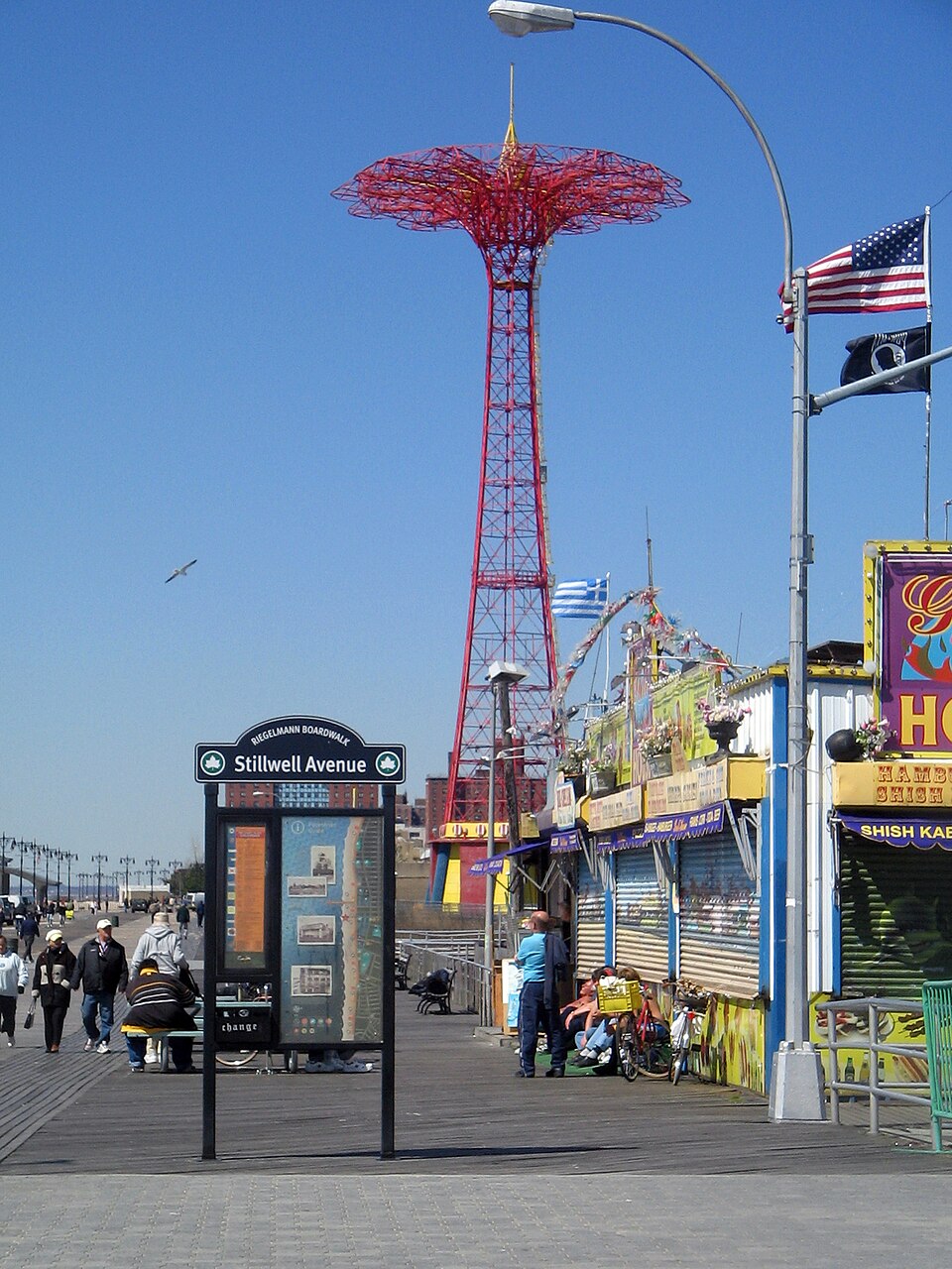A photograph of Coney Island