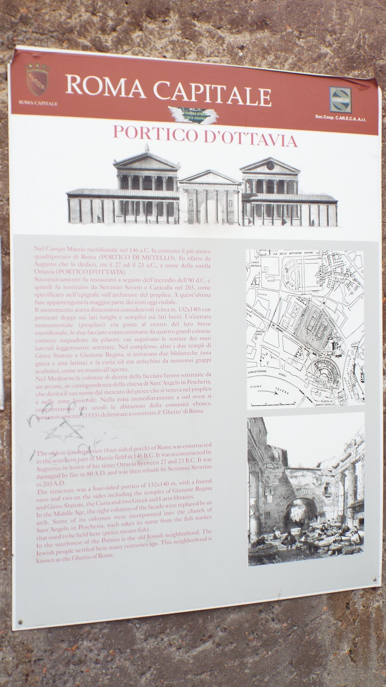 Ein Foto von Porticus Octaviae