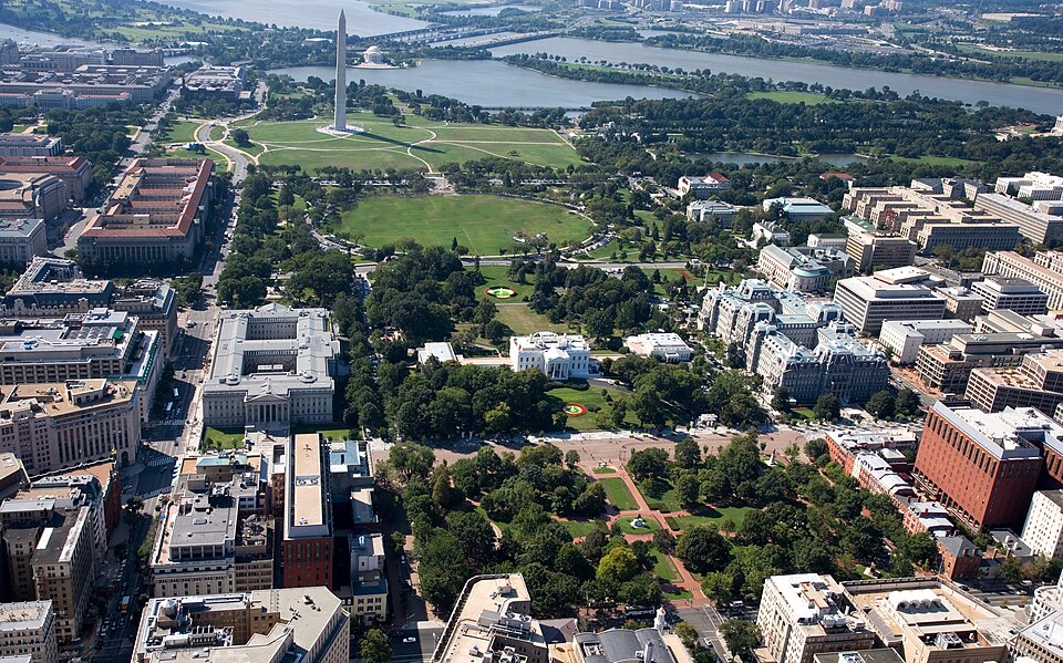 A photograph of Lafayette Square