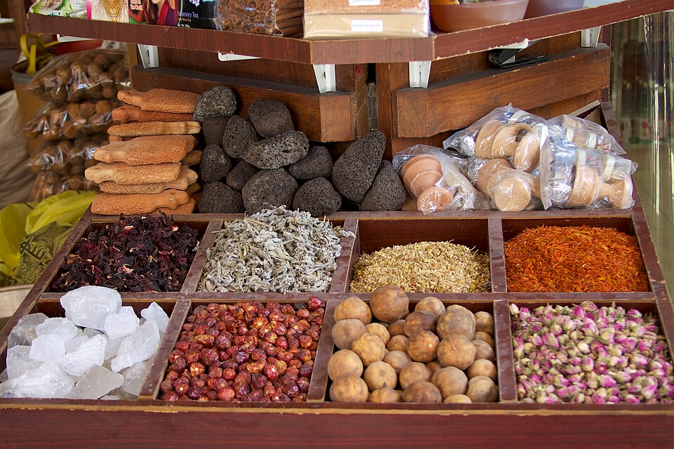 A photograph of Dubai Spice Souq