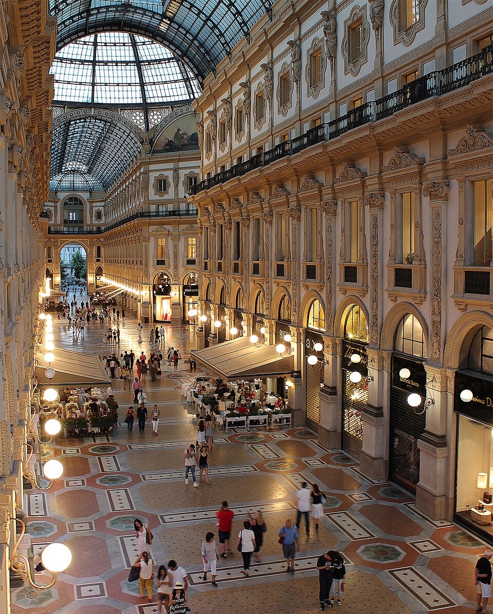 A photograph of Galleria Vittorio Emanuele II